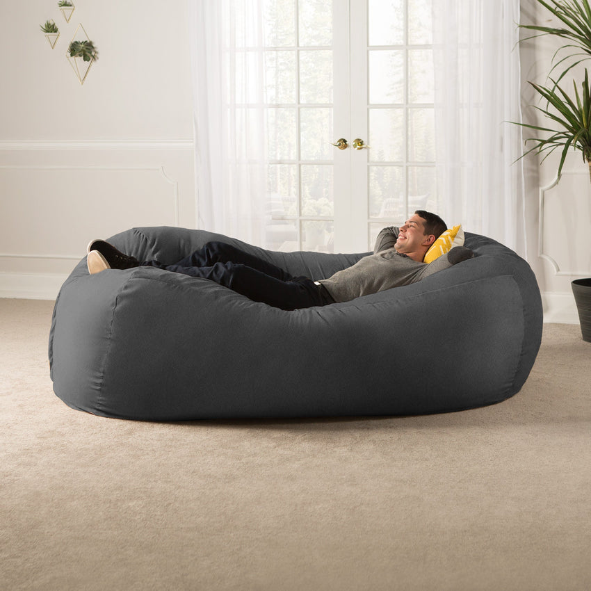 Jaxx 7 Foot Giant Bean Bag Sofa (10817) - SchoolOutlet
