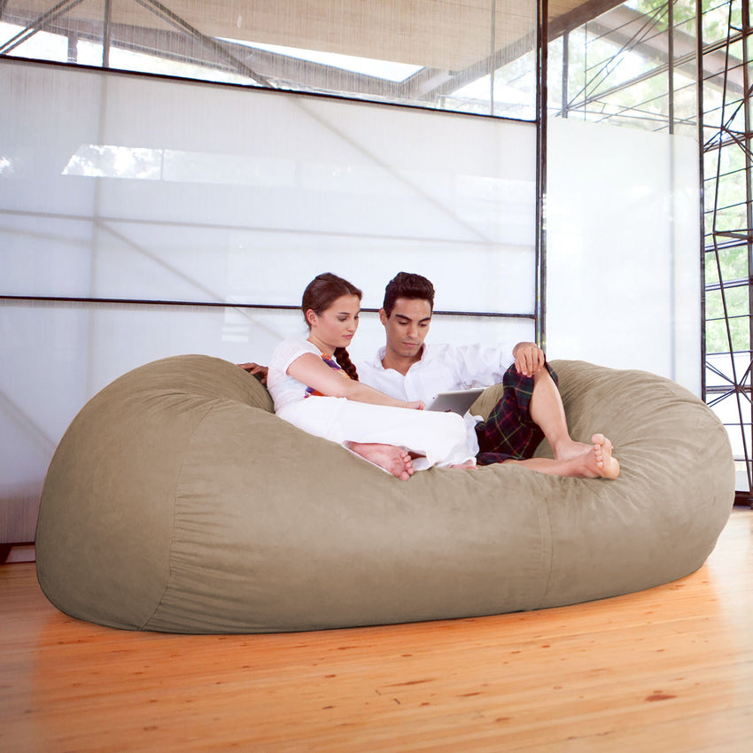 Jaxx 7 Foot Giant Bean Bag Sofa (10817) - SchoolOutlet