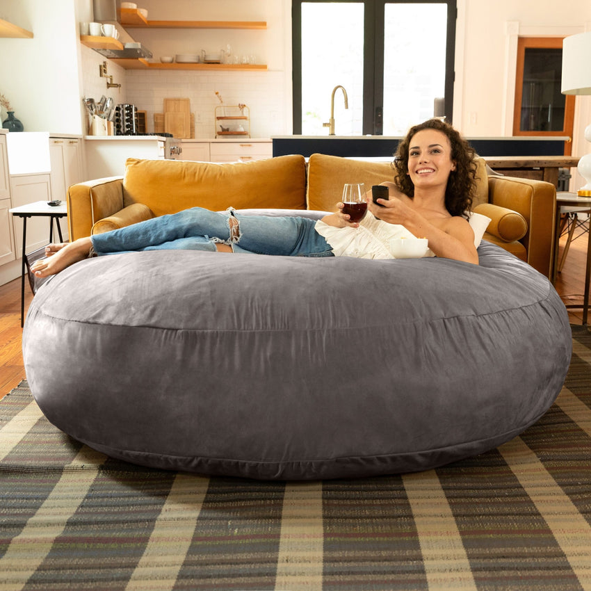 Jaxx 6 ft Cocoon - Large Bean Bag Chair for Adults (10887) - SchoolOutlet