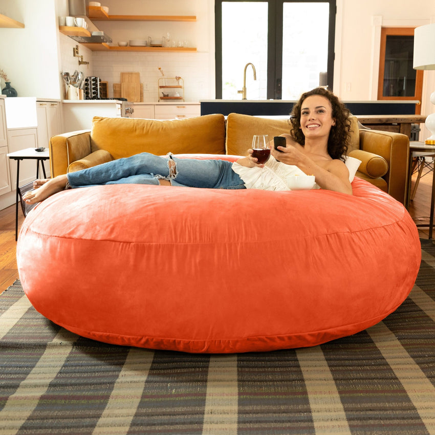 Jaxx 6 ft Cocoon - Large Bean Bag Chair for Adults (10887) - SchoolOutlet