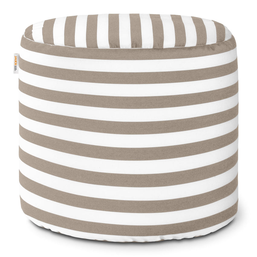 Jaxx Spring Indoor / Outdoor Bean Bag Pouf Ottoman (16603) - SchoolOutlet