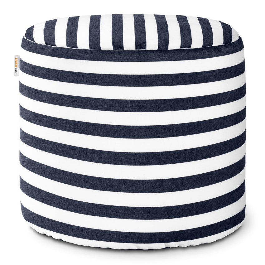 Jaxx Spring Indoor / Outdoor Bean Bag Pouf Ottoman (16603) - SchoolOutlet