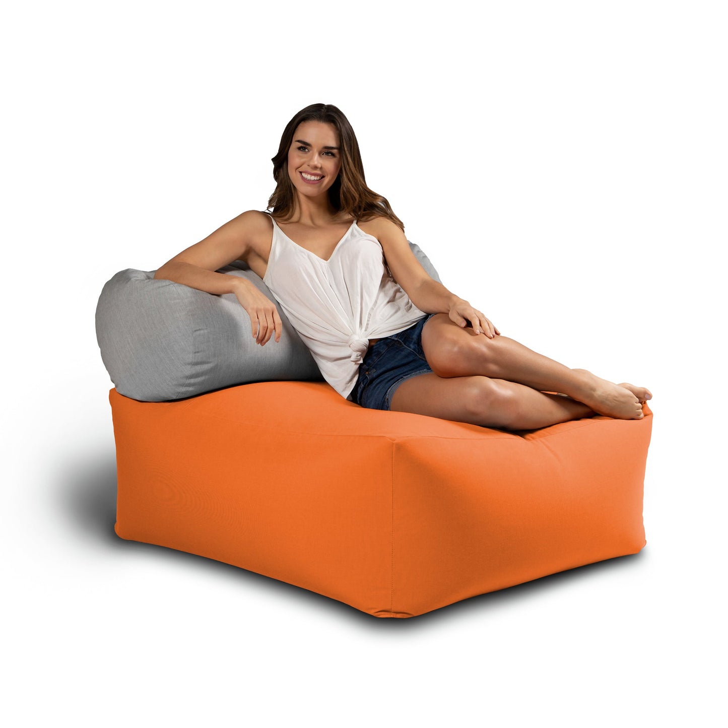 Jaxx Tybee Large Outdoor Lounge w/ Bolster (18359) - SchoolOutlet