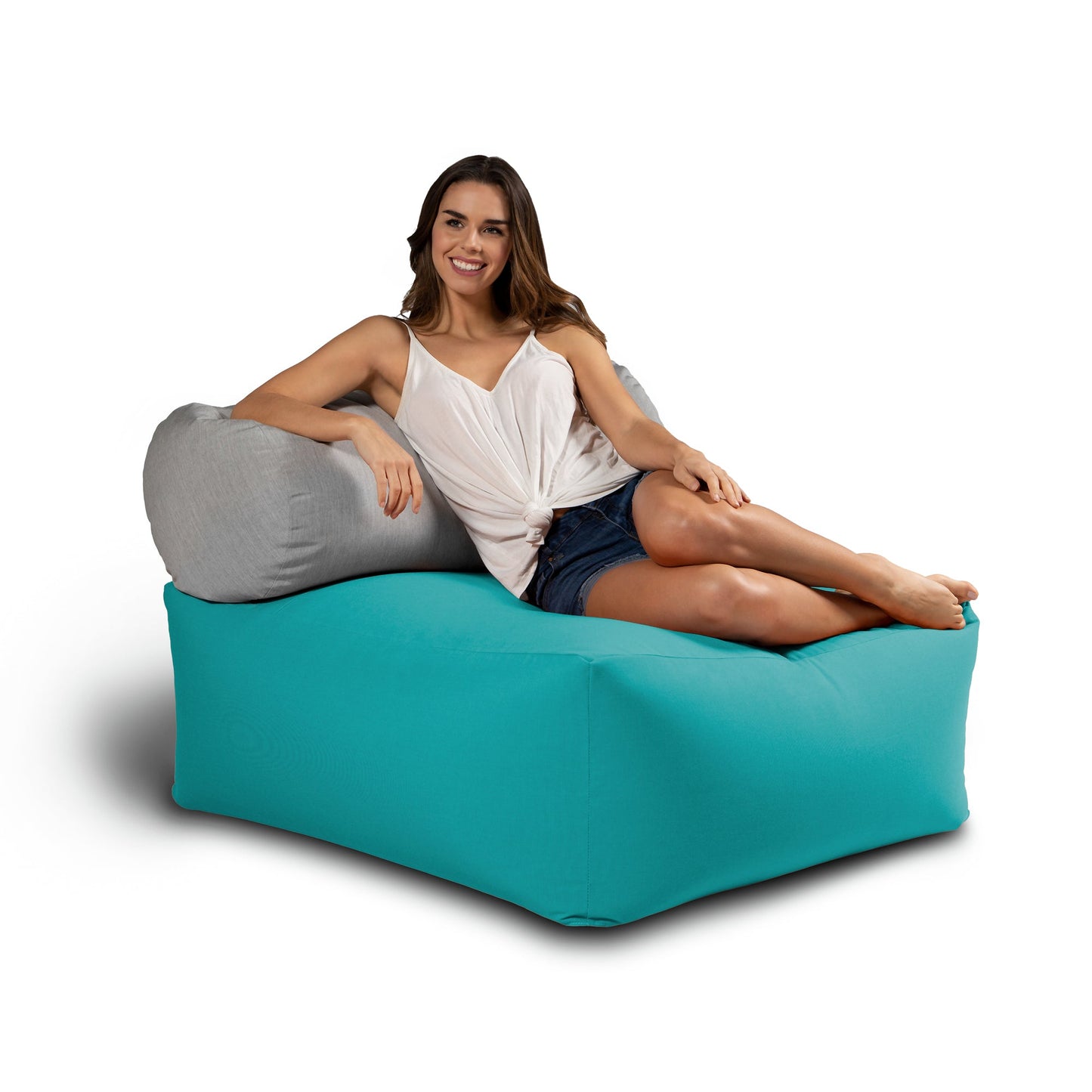 Jaxx Tybee Large Outdoor Lounge w/ Bolster (18359) - SchoolOutlet