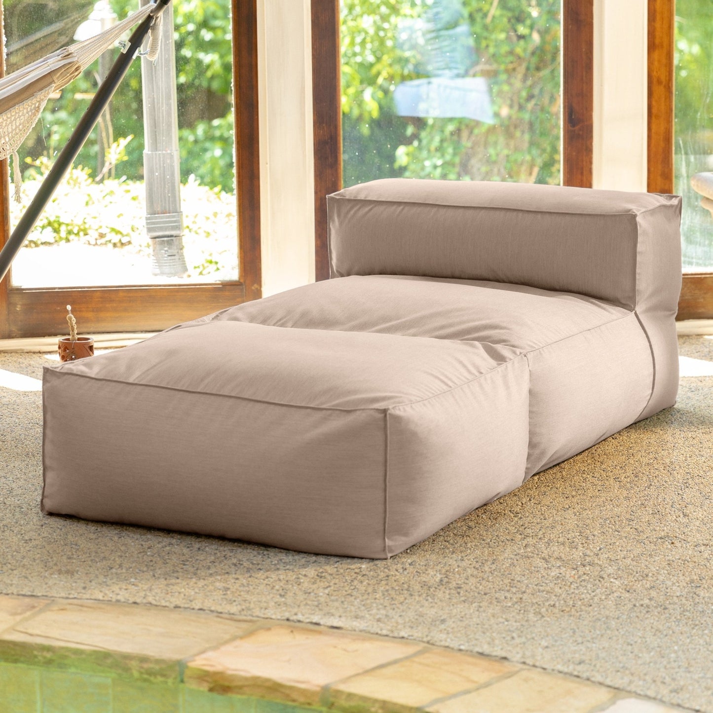 Jaxx Baya Outdoor Chaise - Luxurious Chaise Sun Lounger for Poolside or Hospitality (18926) - SchoolOutlet