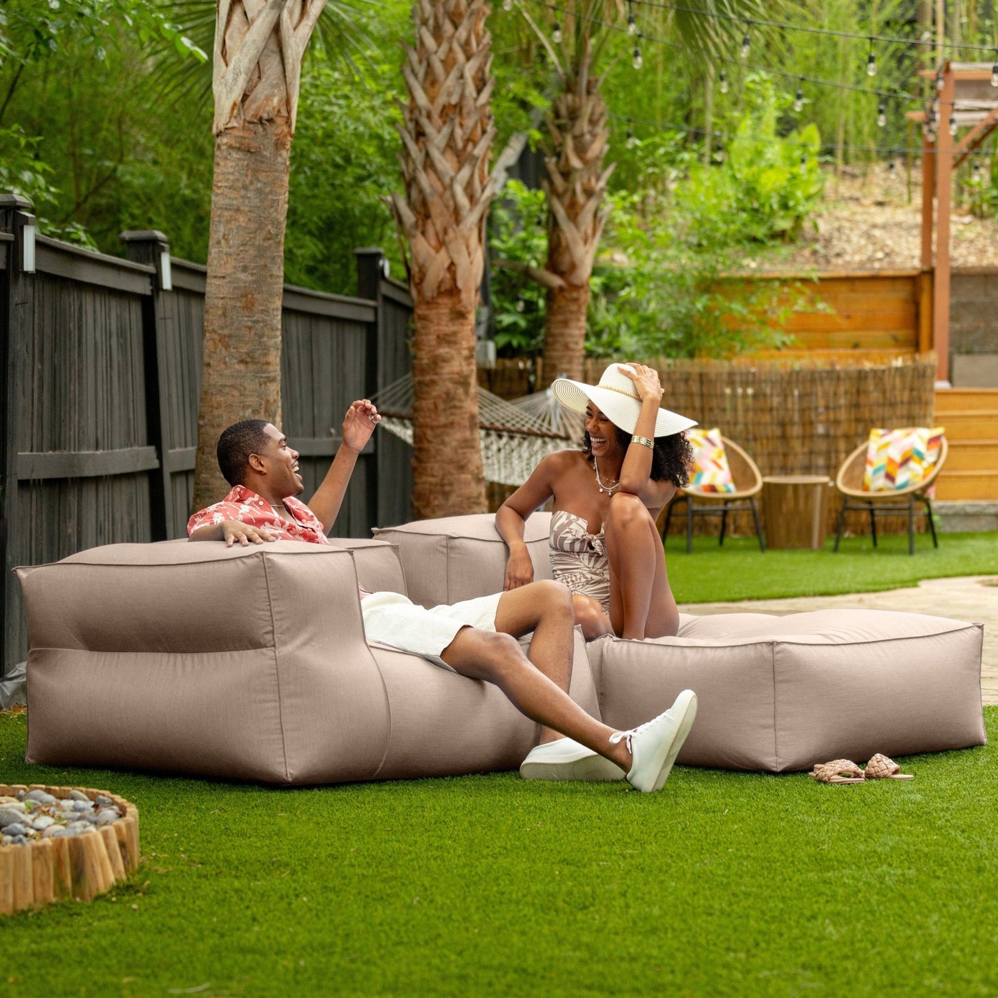 Jaxx Baya Outdoor Right Corner - Sunbrella (18929) - SchoolOutlet