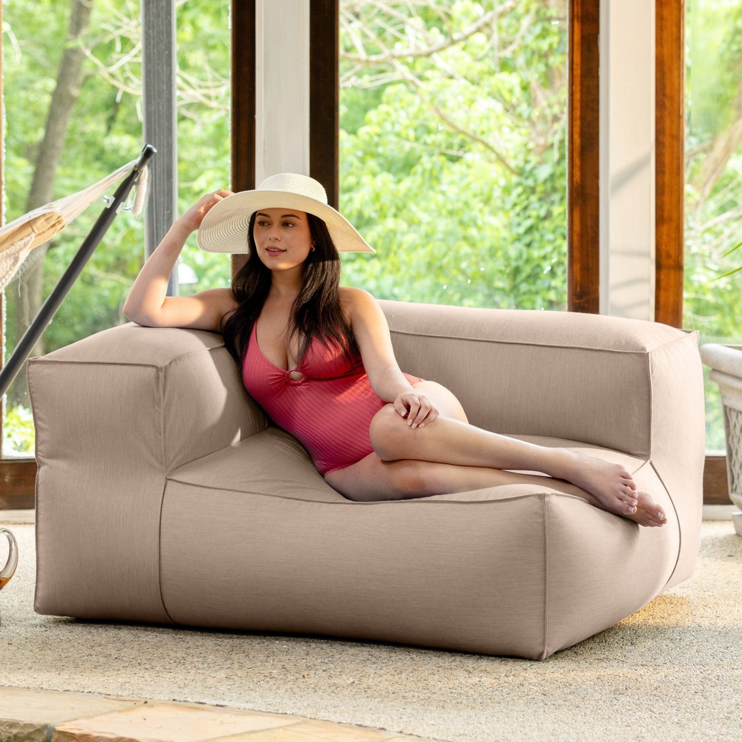 Jaxx Baya Outdoor Right Corner - Sunbrella (18929) - SchoolOutlet