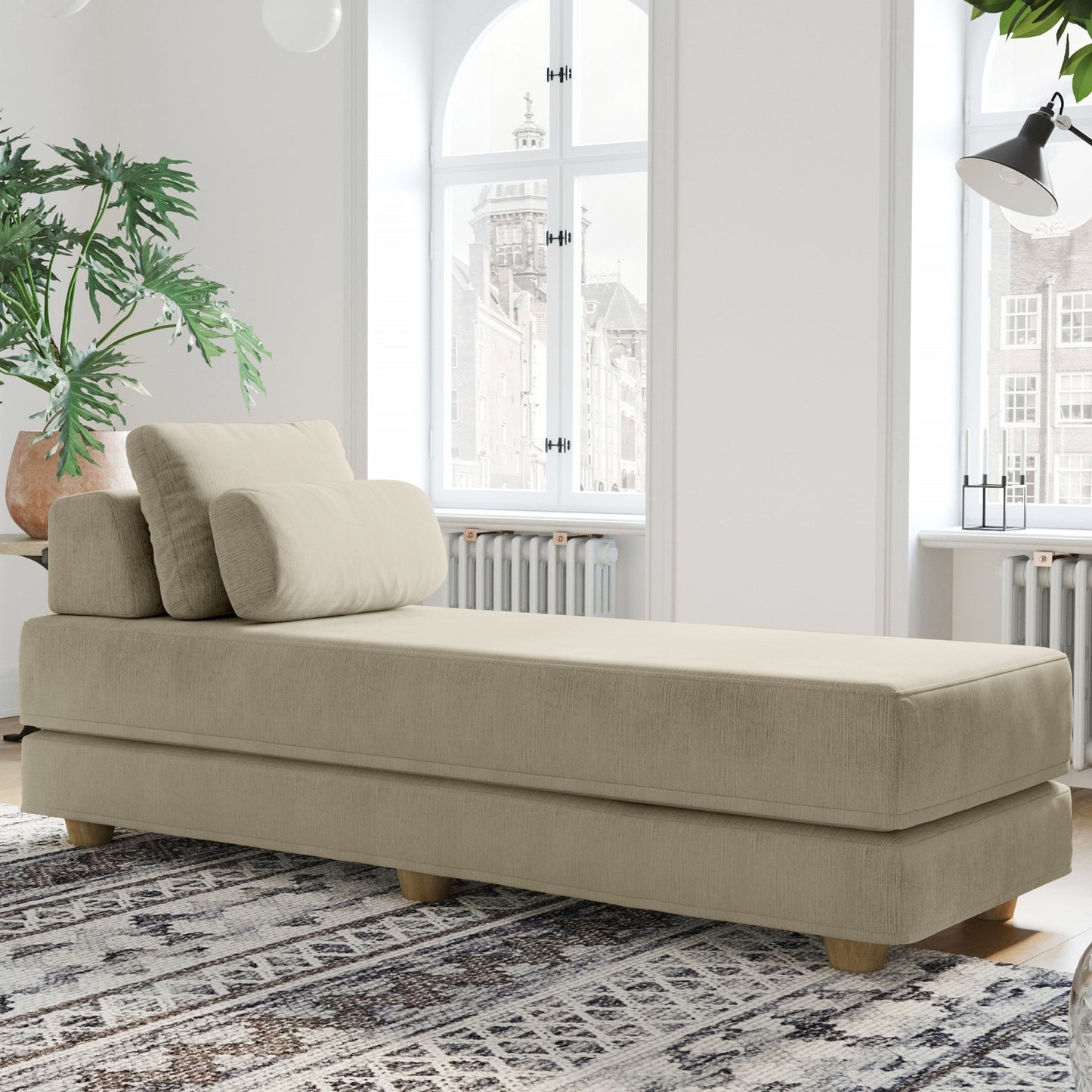 Jaxx Balshan Chaise Lounge Daybed (18962) - SchoolOutlet