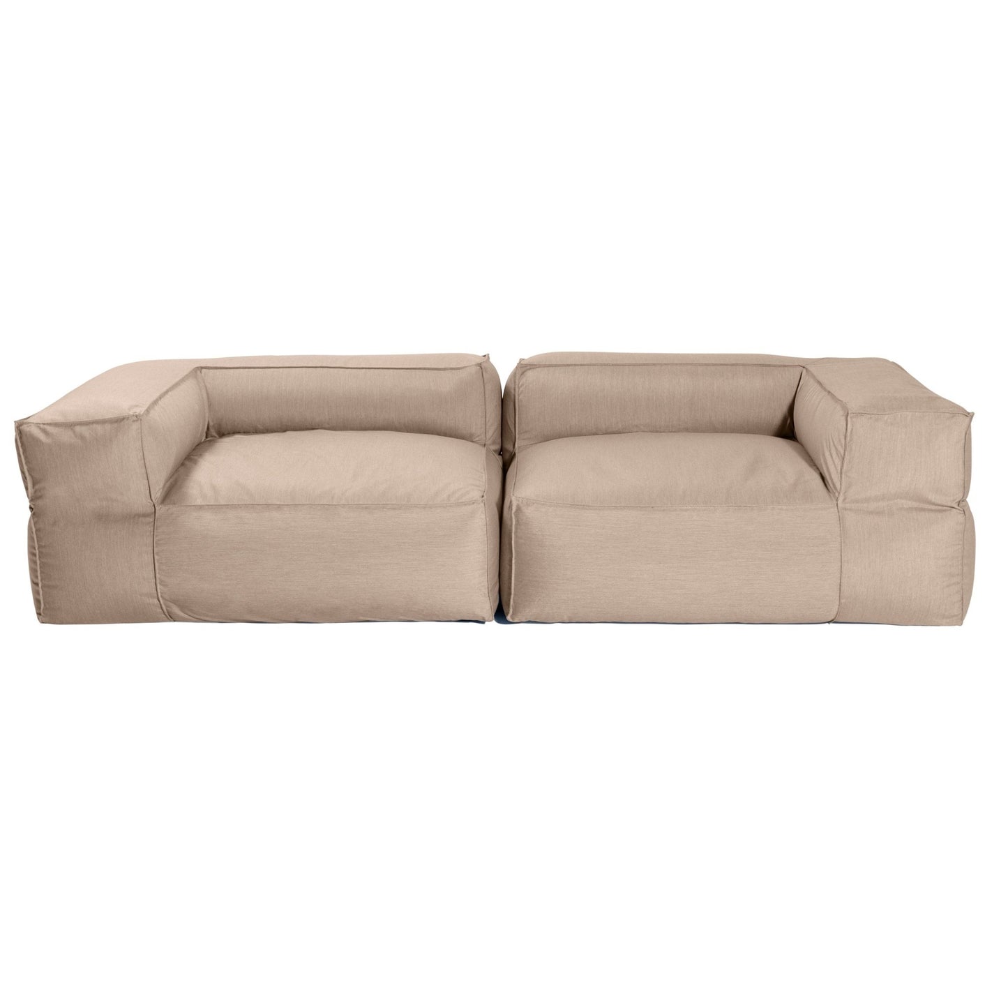 Jaxx Baya Outdoor Modular Loveseat - Luxurious Soft Seating for Poolside or Hospitality (19056) - SchoolOutlet