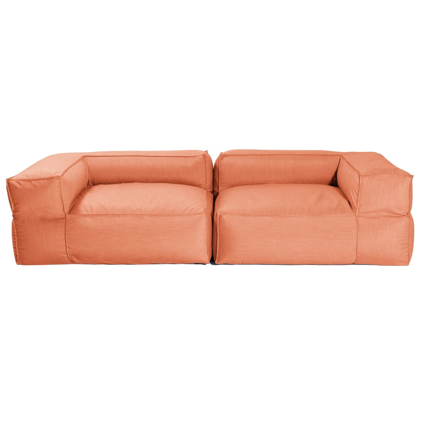 Jaxx Baya Outdoor Modular Loveseat - Luxurious Soft Seating for Poolside or Hospitality (19056) - SchoolOutlet