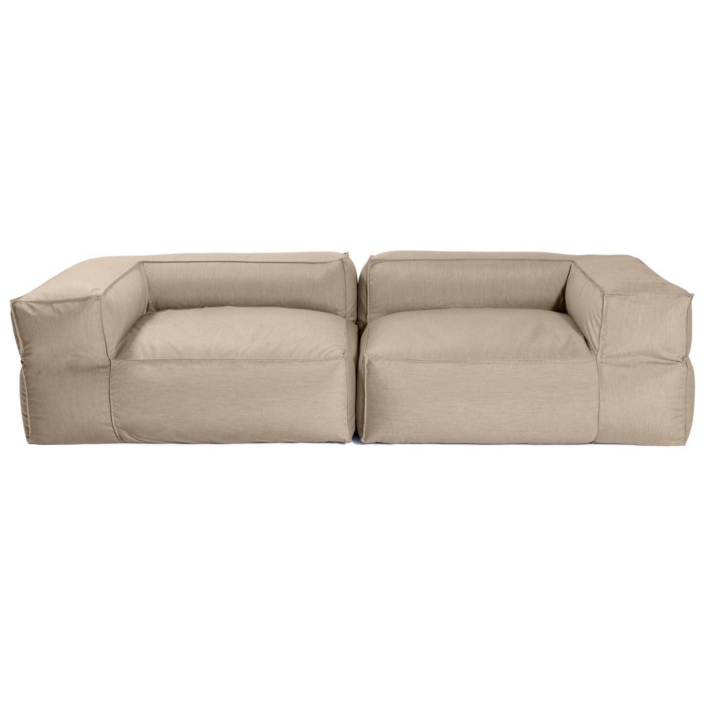 Jaxx Baya Outdoor Modular Loveseat - Luxurious Soft Seating for Poolside or Hospitality (19056) - SchoolOutlet