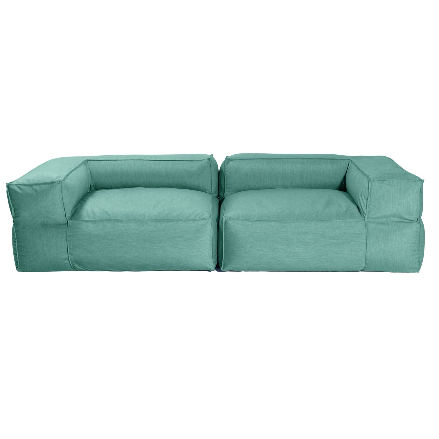 Jaxx Baya Outdoor Modular Loveseat - Luxurious Soft Seating for Poolside or Hospitality (19056) - SchoolOutlet