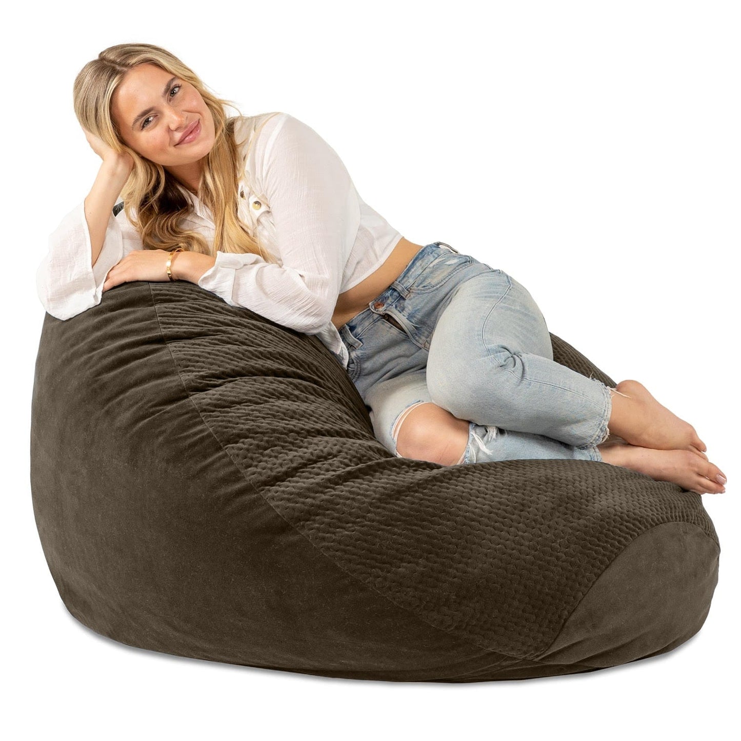 Jaxx Koku Bean Bag - Velvish/Turbo (19228) - SchoolOutlet