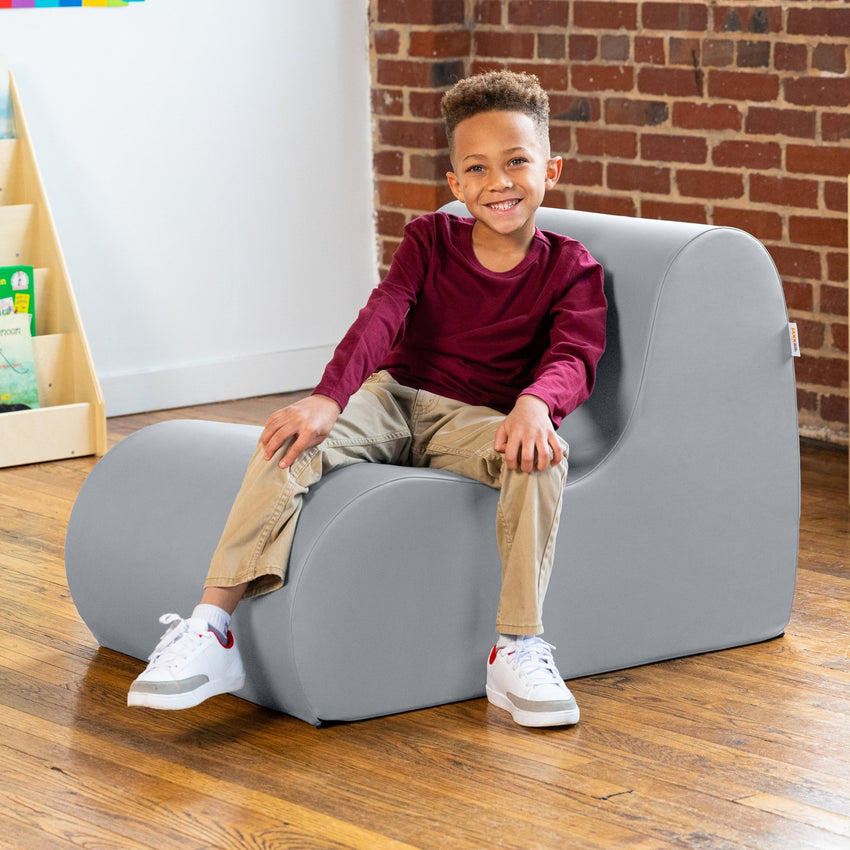 Jaxx Midtown Medium Classroom Soft Foam Chair - Premium Vinyl Cover (19332) - SchoolOutlet