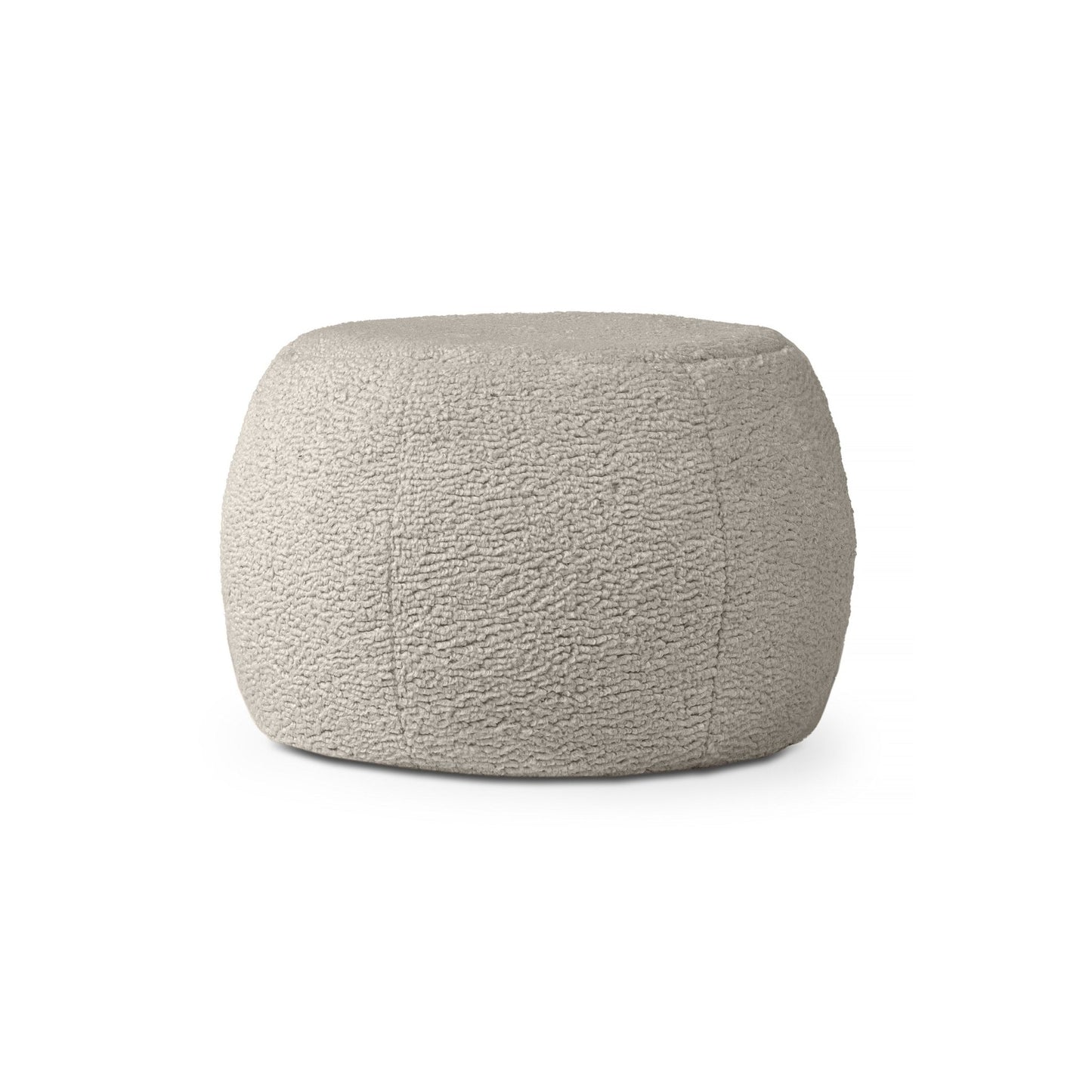 Jaxx Ellis Ottoman Shearling Faux - Lamb Plush Pouf for Modern Interior Design, small (19383) - SchoolOutlet
