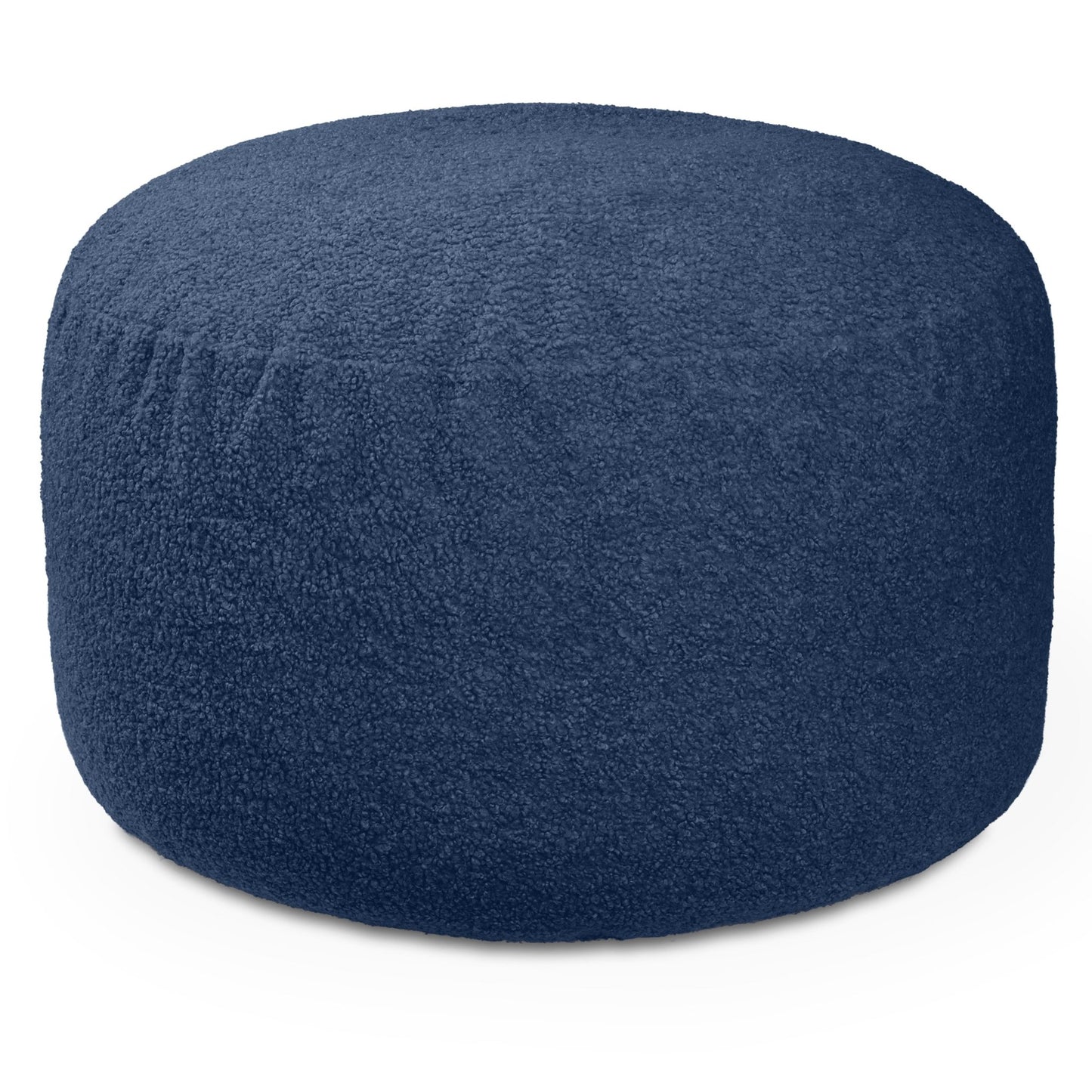 Jaxx Saxx Shearling Faux - Lamb 4 Ft Large Round Bean Bag (19387) - SchoolOutlet
