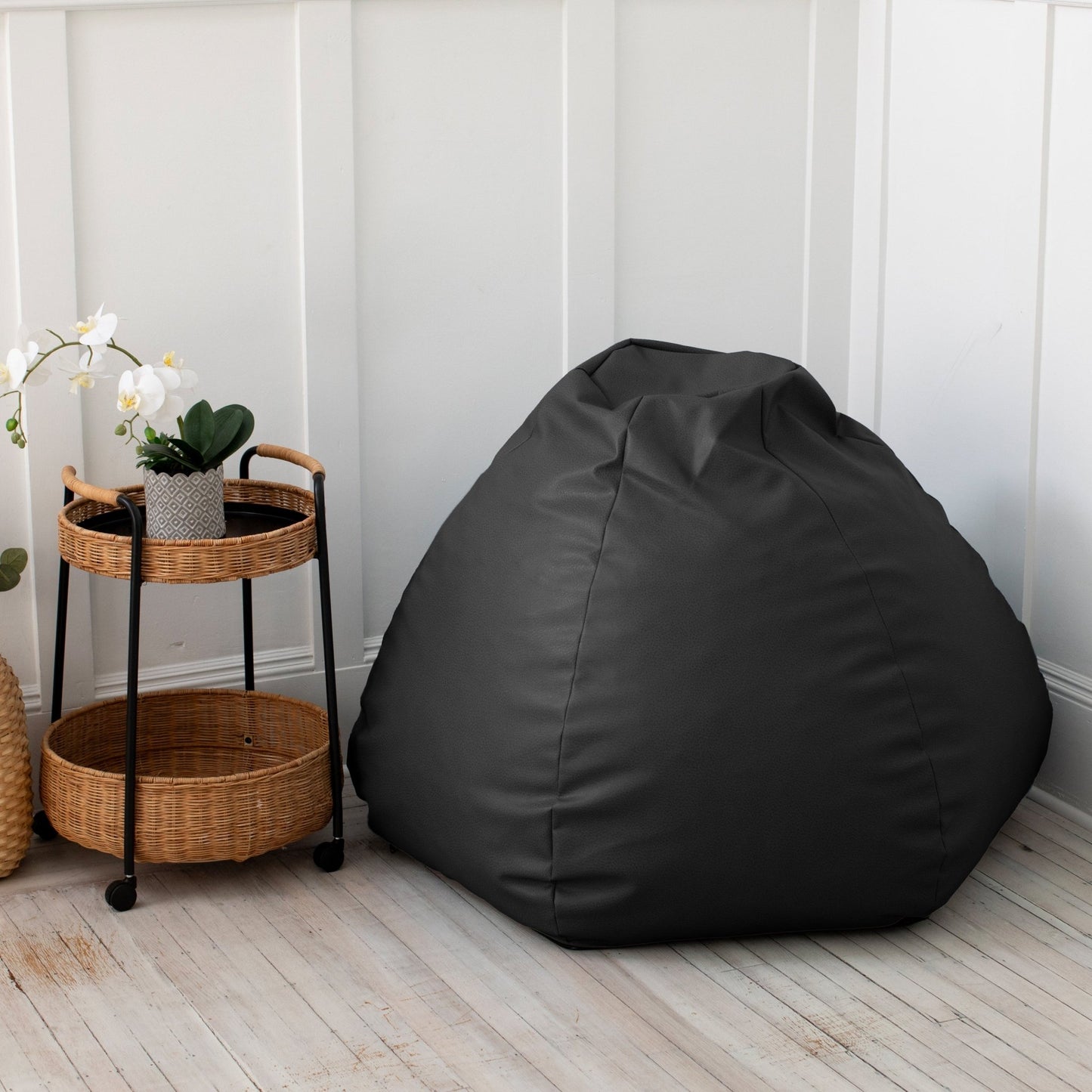 Jaxx Atrium Collection Pazi Pod - Designer Foam Bean Bag Chair for Home Theaters, Offices, Schools, Reception & Waiting Rooms (19659) - SchoolOutlet