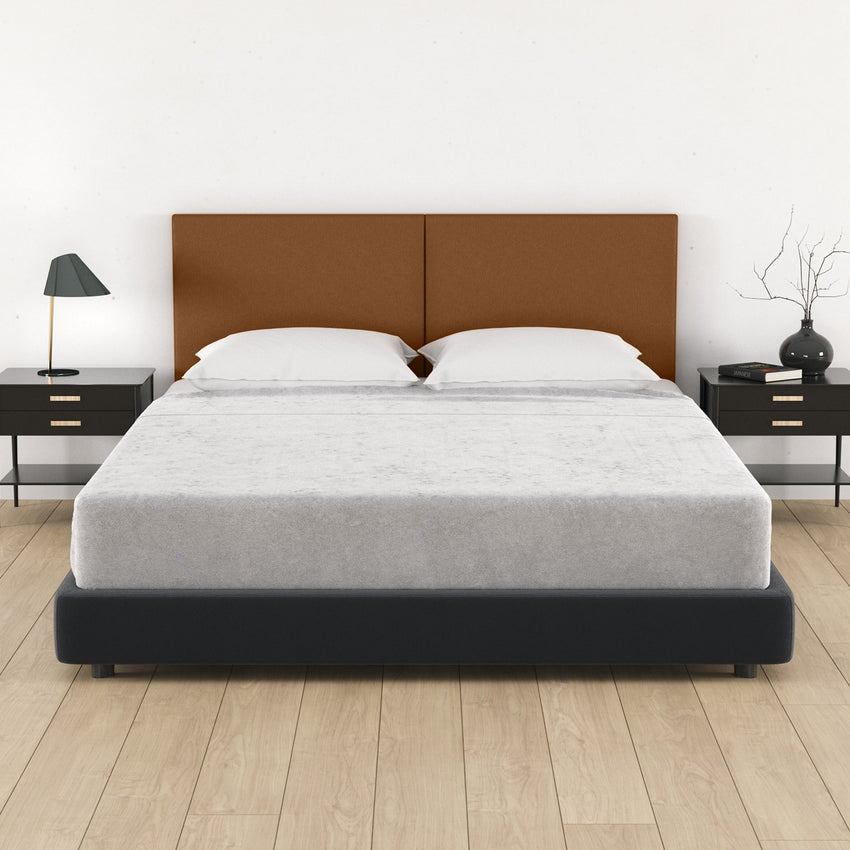 Jaxx Panelist Modern Padded Headboard - Set of 2 Wall Mounted Panels (Each 22.5"H x 30"W) - Queen Double Tall (19723) - SchoolOutlet