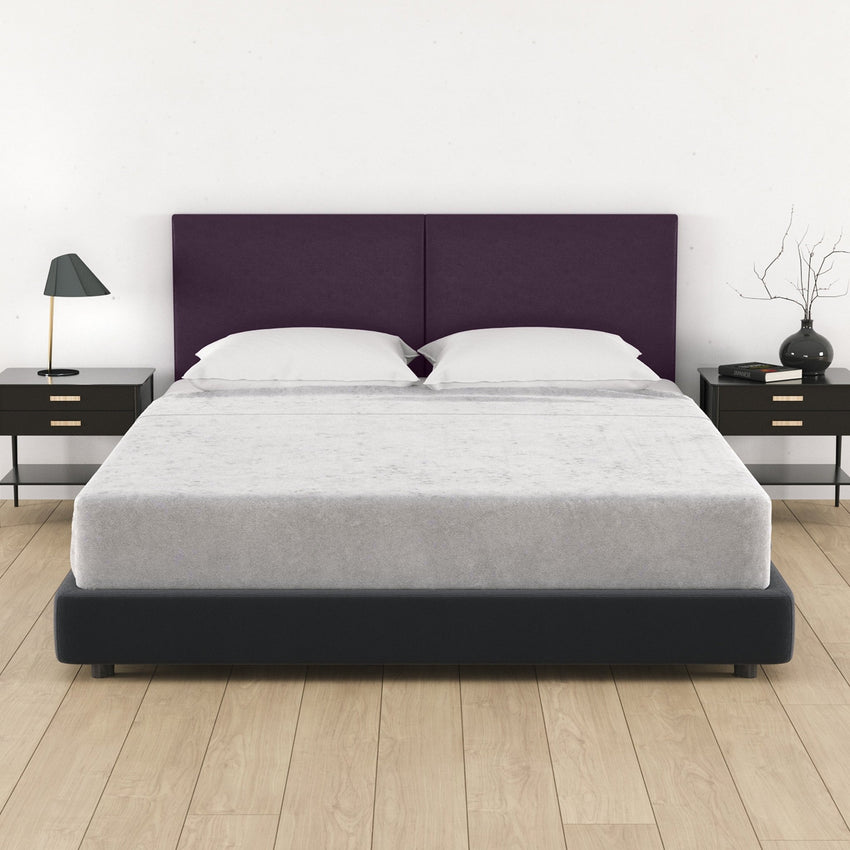 Jaxx Panelist Modern Padded Headboard - Set of 2 Wall Mounted Panels (Each 22.5"H x 30"W) - Queen Double Tall (19723) - SchoolOutlet