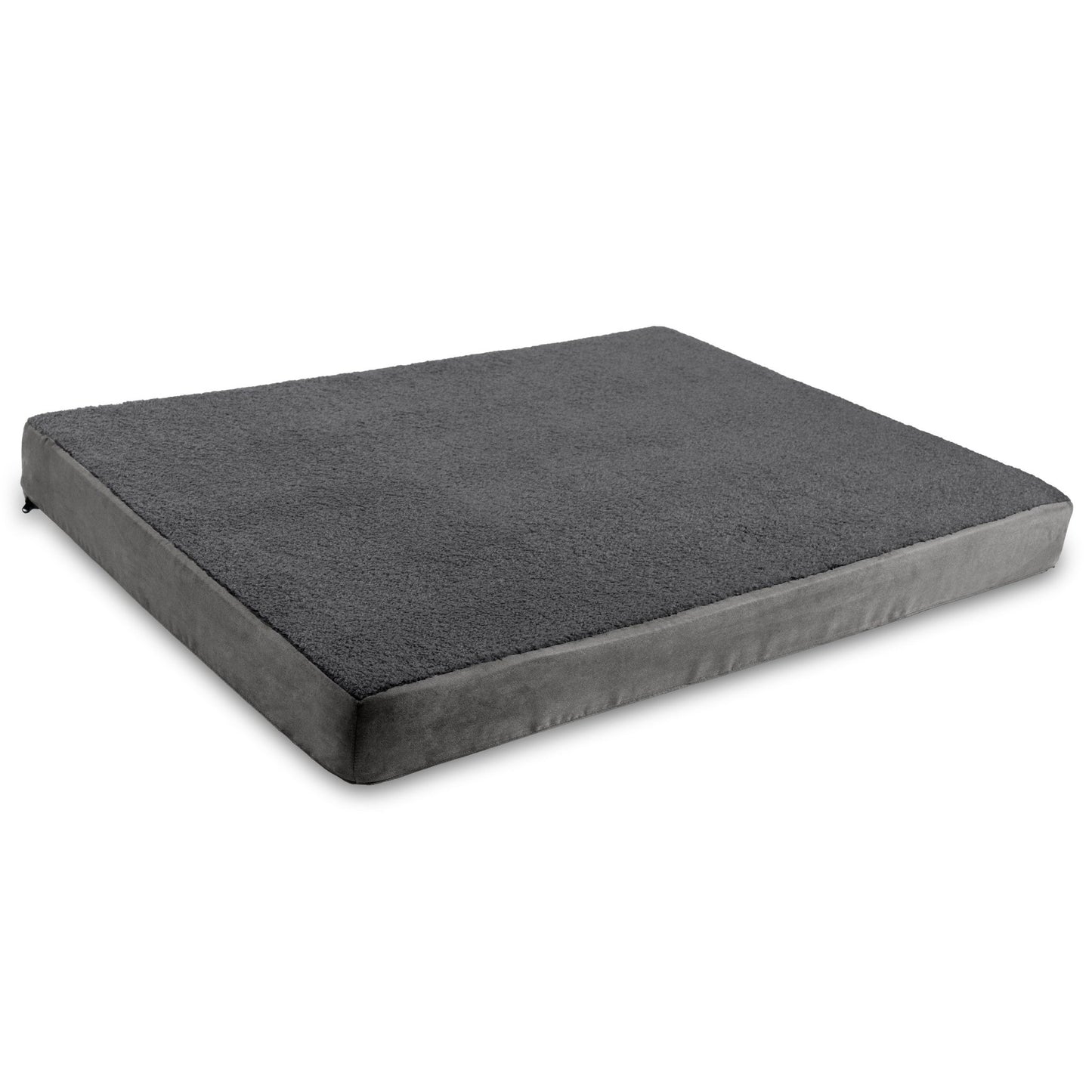 Jaxx Cubbi Dog Bed - Plush Boucle Sherpa Top for Cozy Comfort, Supportive Memory Foam for Joint Pain Relief, No - Slip Base for Stability, Machine Washable Cover and Waterproof Liner, XL (19753) - SchoolOutlet
