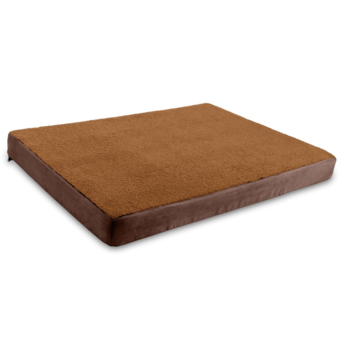Jaxx Cubbi Dog Bed - Plush Boucle Sherpa Top for Cozy Comfort, Supportive Memory Foam for Joint Pain Relief, No - Slip Base for Stability, Machine Washable Cover and Waterproof Liner, XL (19753) - SchoolOutlet