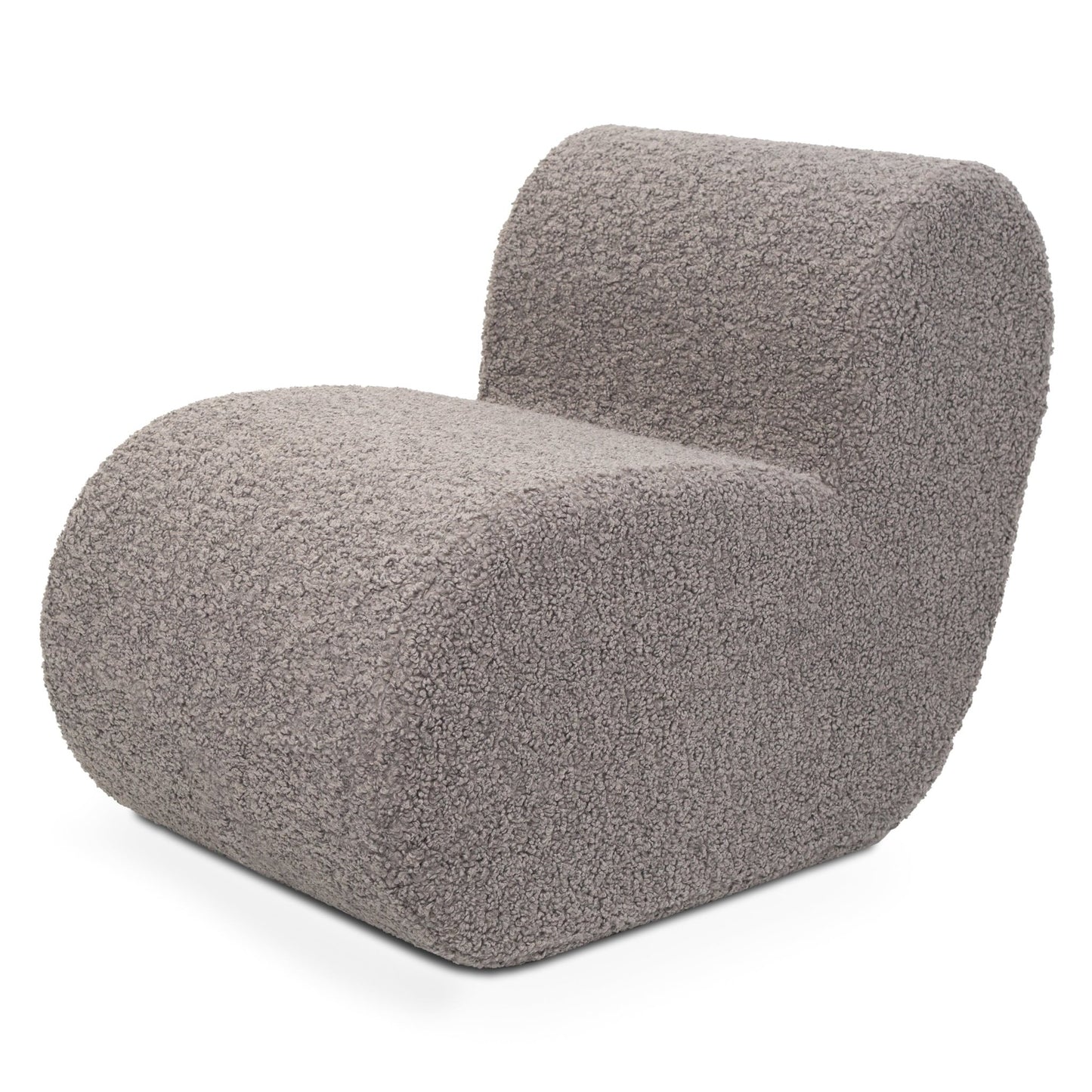 Jaxx Toccoa Chair - Luxurious Modern Sculpted Seating with Plush Sherpa Cover (19777) - SchoolOutlet