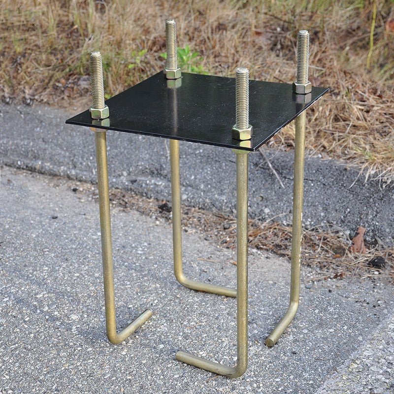 Jaypro Sports Basketball System - Surface Mount Anchor Kit for Titan Basketball Systems - 5" x 5" (CV553B - AF - GJ) - SchoolOutlet