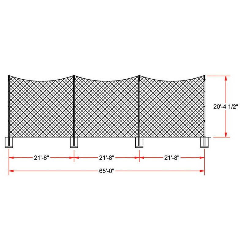 Jaypro Sports Soccer Goal - FieldPro Soccer Net System (FNSB - 65) - SchoolOutlet