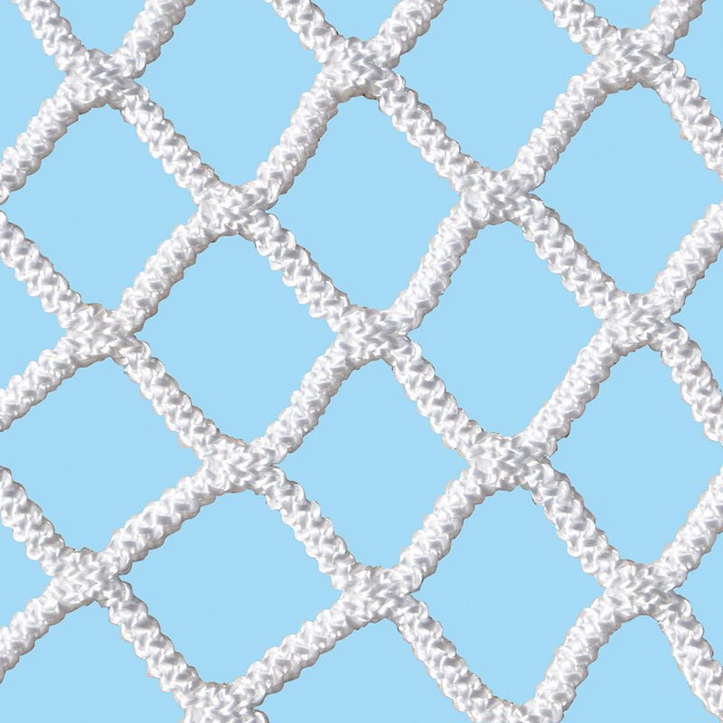 Jaypro Sports Lacrosse - Box Lacrosse Replacement Net - NETX1 (7mm) - 4' H x 4' W x 4' D, White (NETX1 - D260) - SchoolOutlet