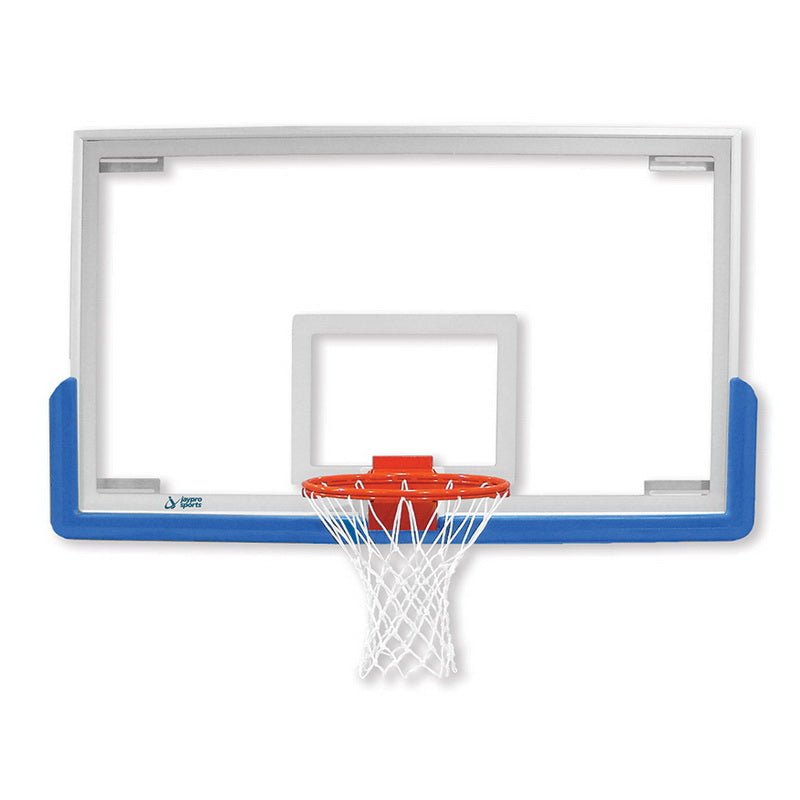 Jaypro Sports Basketball System - Elite 6600 Portable Basketball System with 72" Glass Backboard (PBEL66) - SchoolOutlet