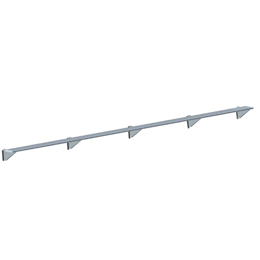 Jaypro Sports Outdoor Player Benches - Player Bench - Wall - Mounted - 27' (PBW - 95) - SchoolOutlet