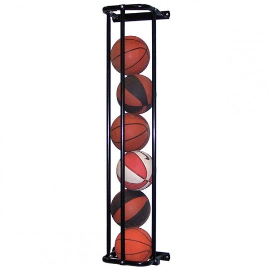 Jaypro Sports Ball Rack - Wall Mounted - StackMaste - Single - 8 Basketballs (PE - 140) - SchoolOutlet