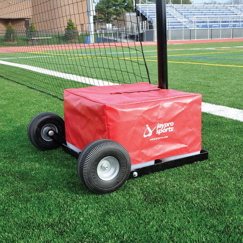 Jaypro Sports Field Net System - Portable Base Cover - Field Pro Net System - Red (PFN - BCVR) - SchoolOutlet