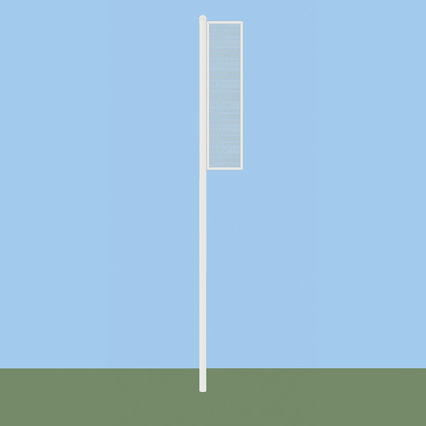 Jaypro Sports Foul Poles - Collegiate , 15' H - Softball - Surface Mount - Set of 2 (SBCFP - 15 - XXXX) - SchoolOutlet