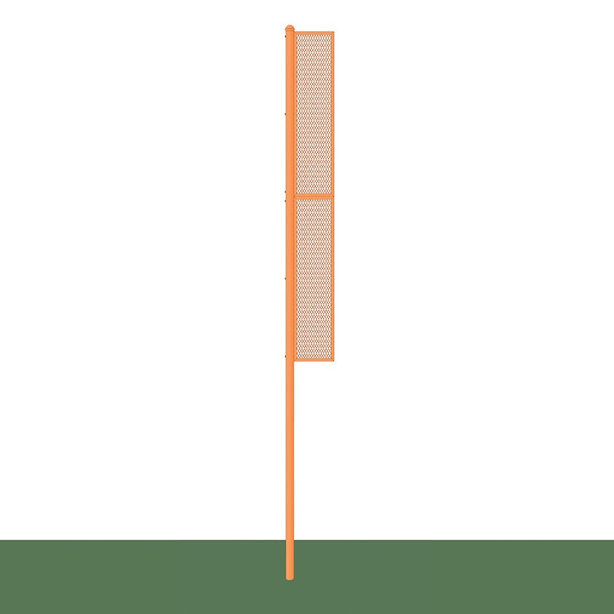 Jaypro Sports Foul Poles - Collegiate , 20' H - Softball - Semi Permanent - Set of 2 (SBCFP - 200 - XX) - SchoolOutlet