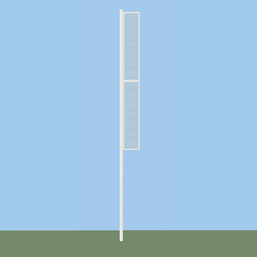 Jaypro Sports Foul Poles - Collegiate , 20' H - Softball - Semi Permanent - Set of 2 (SBCFP - 200 - XX) - SchoolOutlet