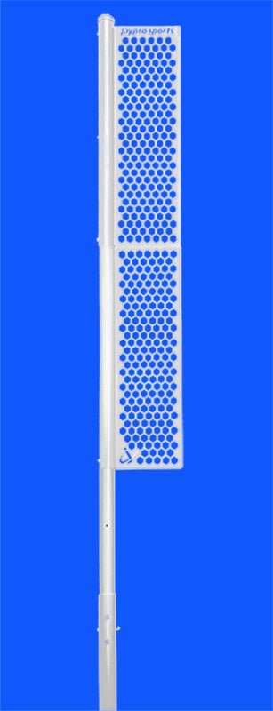 Jaypro Sports Foul Poles - Professional, 20' H - Softball - Surface Mount (SBFP - 200SM - XX) - SchoolOutlet