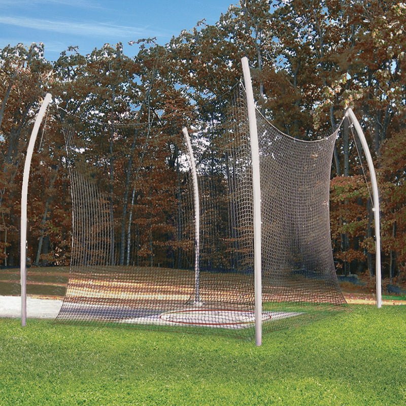 Jaypro Sports Track & Field - Shot Cage - 34.92 Degree Throwing Sector with Safety Nets (SC - 25) - SchoolOutlet