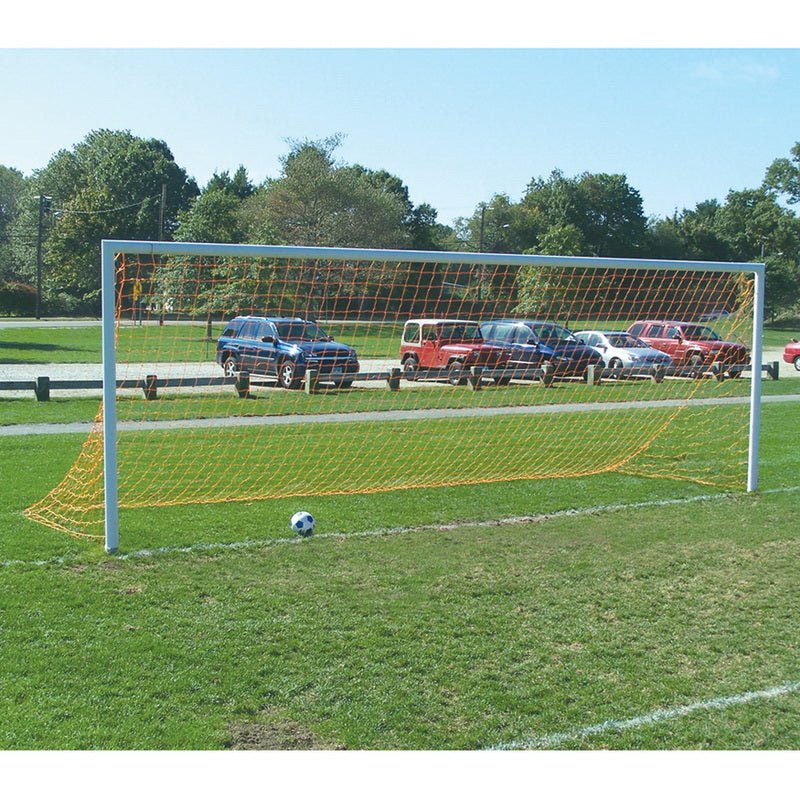 Jaypro Sports Soccer Goal - Round Goal - 8' H x 24' W x 4' B x 10' D, NFHS, NCAA Compliant (SGP - 220) - SchoolOutlet