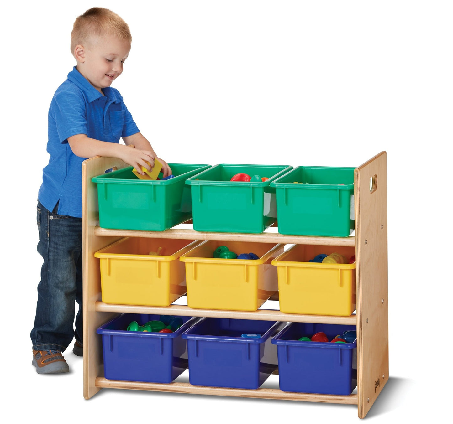 Jonti - Craft Cubbie - Tray Storage Rack - with Colored Cubbie - Trays - SchoolOutlet