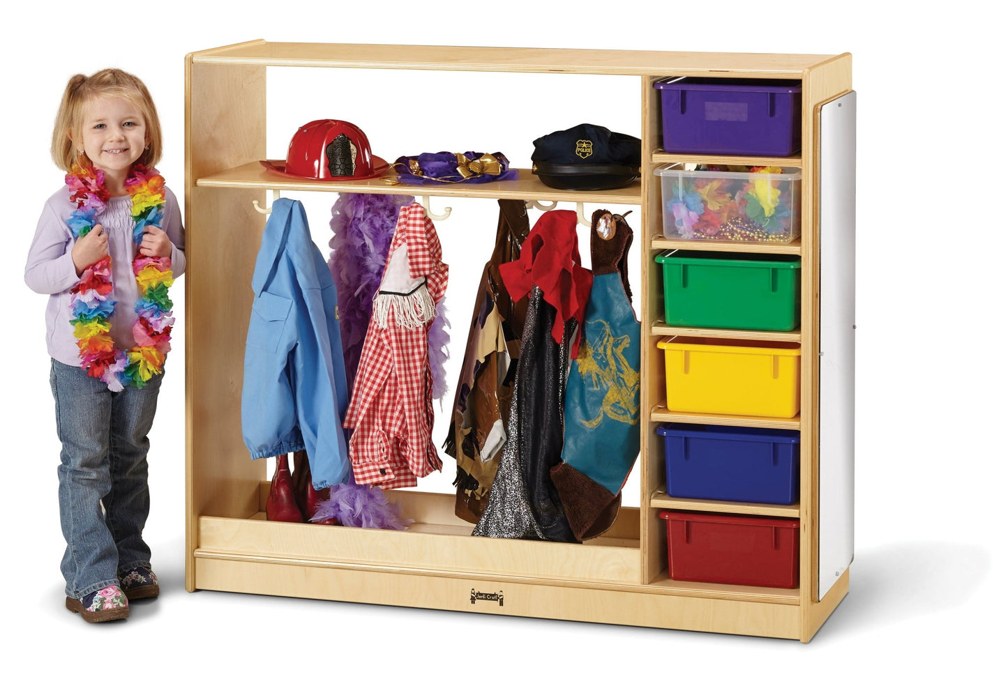 Jonti - Craft Dress - Up Storage - with Colored Tubs - SchoolOutlet
