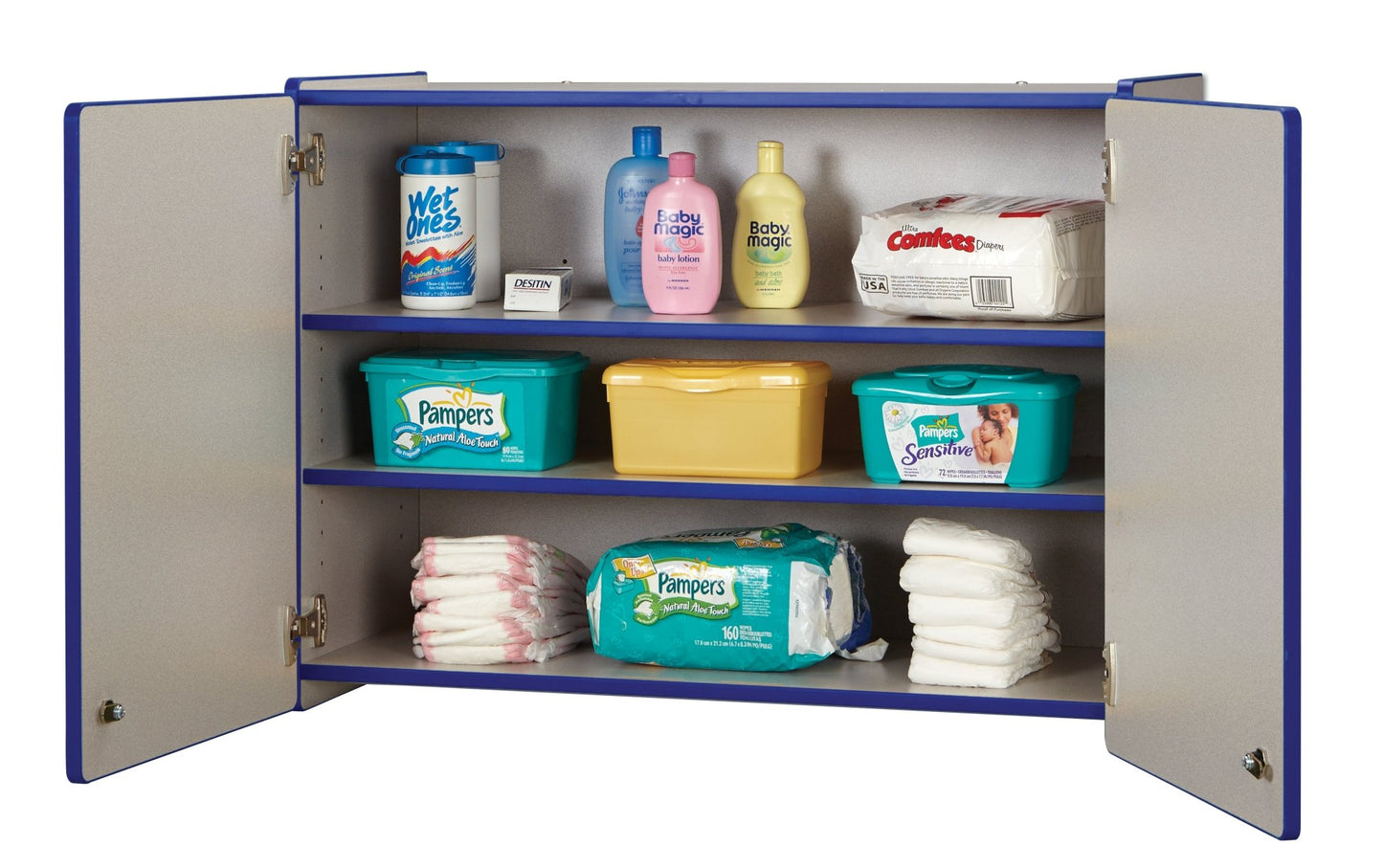 Rainbow Accents Lockable Wall Cabinet - SchoolOutlet