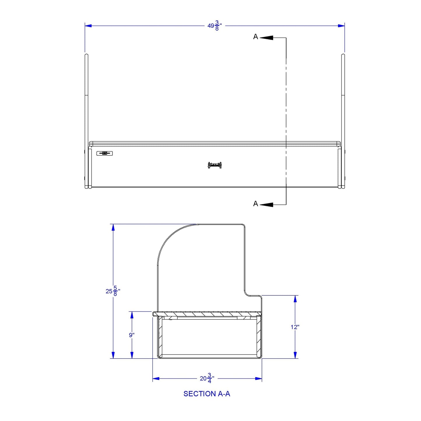 Jonti - Craft iRise Standard IWB Step - 48"W x 9"H - SchoolOutlet