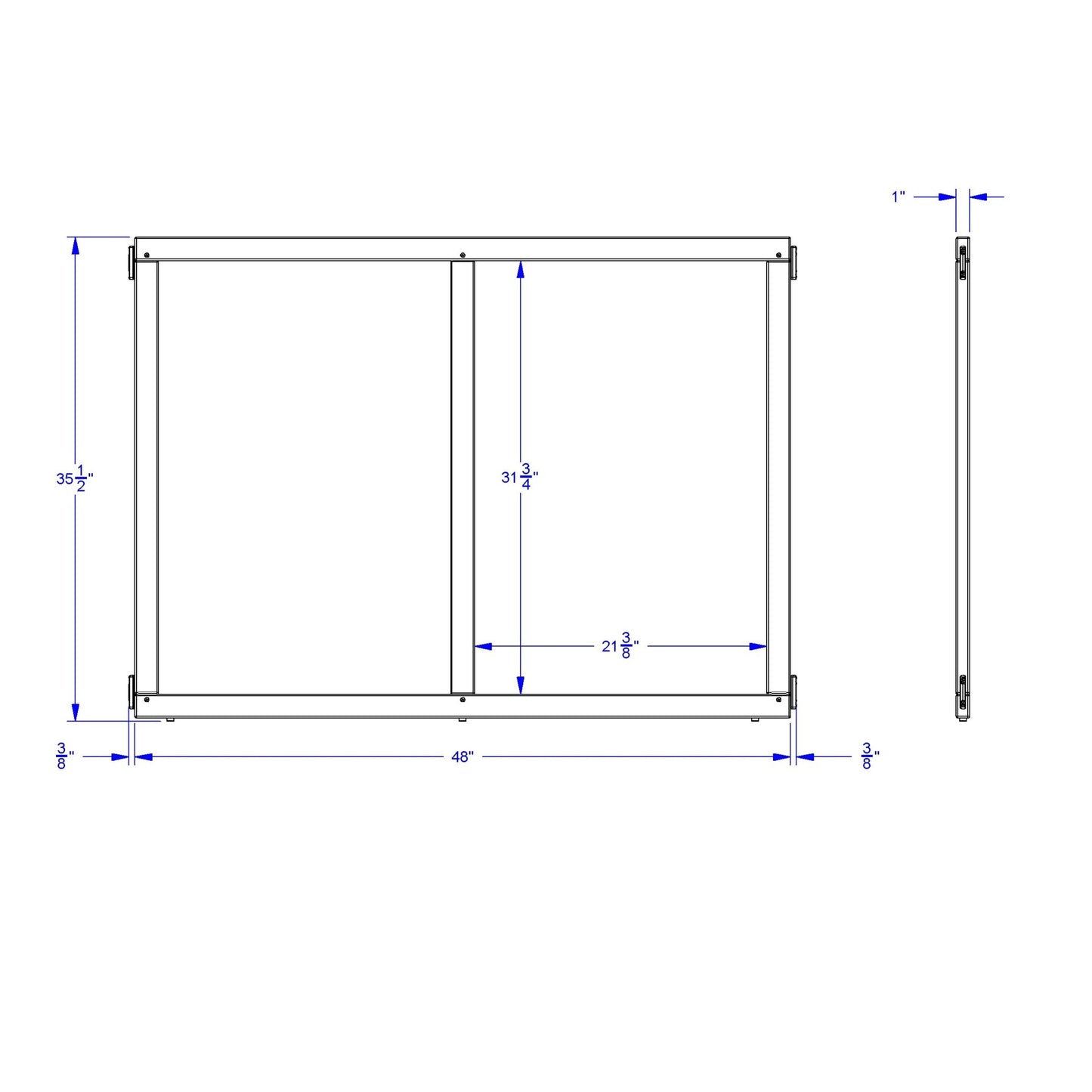 KYDZ Suite Panel - 48" Wide - SchoolOutlet