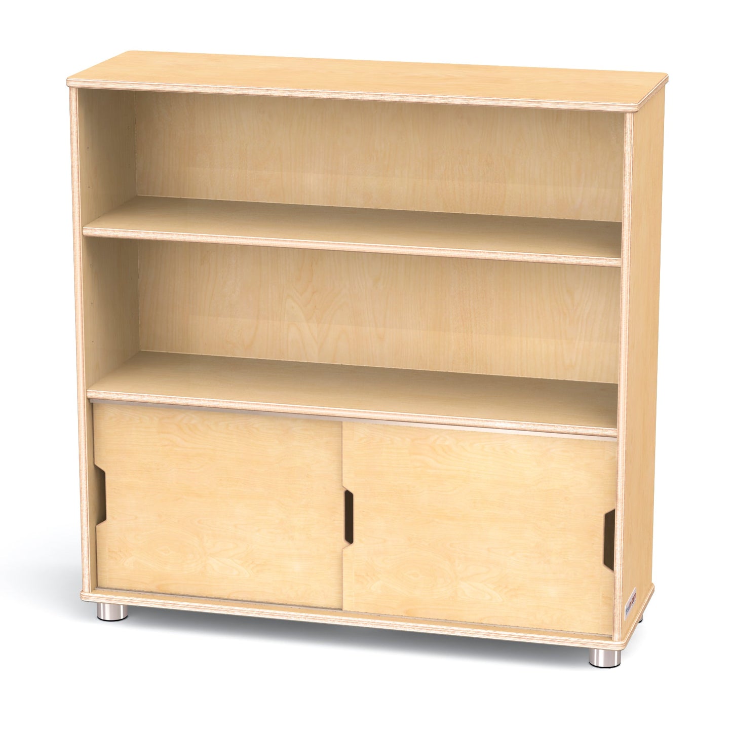 TrueModern Two - shelf Bookcase - SchoolOutlet