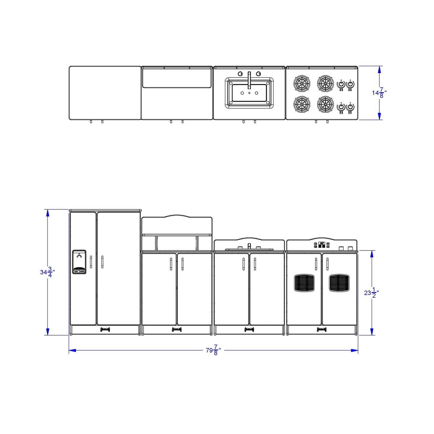 Rainbow Accents Culinary Creations Kitchen 4 Piece Set - SchoolOutlet