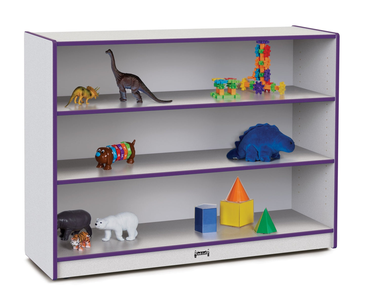 Rainbow Accents Super - Sized Adjustable Mobile Straight - Shelf - SchoolOutlet