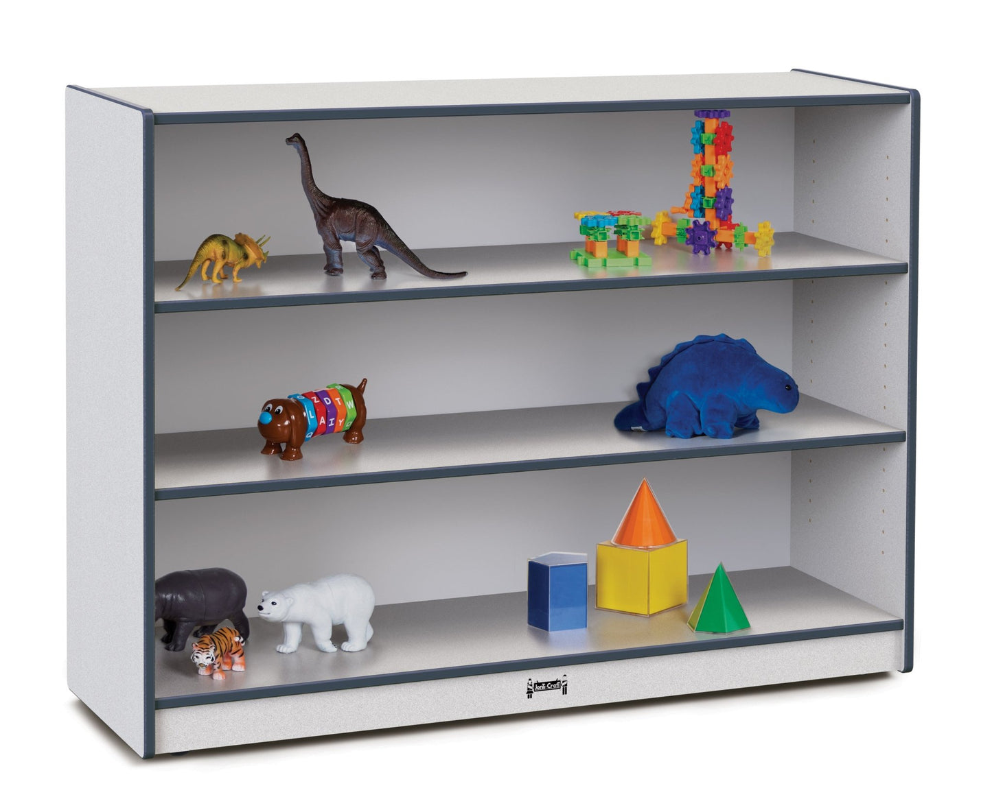 Rainbow Accents Super - Sized Adjustable Mobile Straight - Shelf - SchoolOutlet