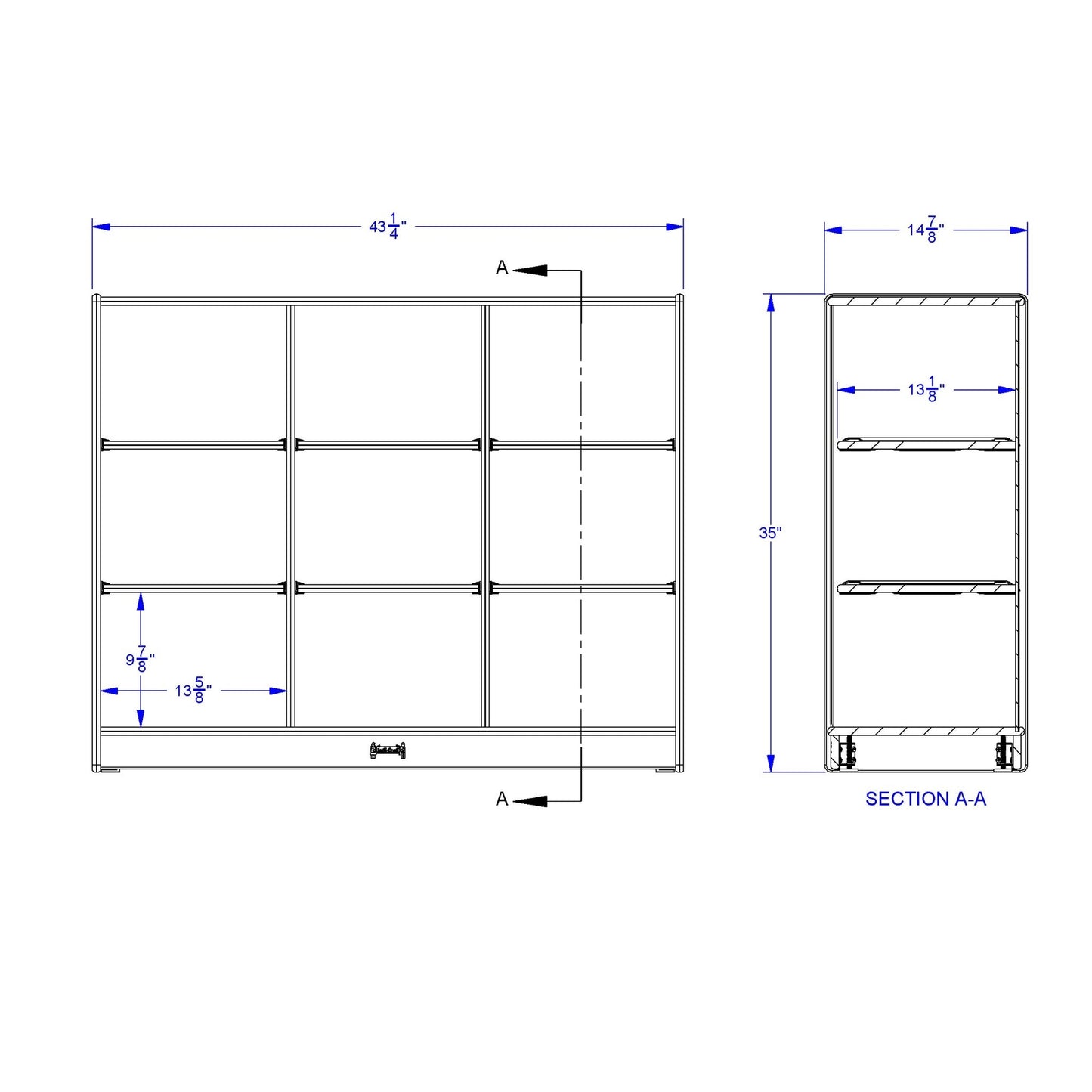 Jonti - Craft 9 Tub Large Mobile Unit - without Tubs - SchoolOutlet