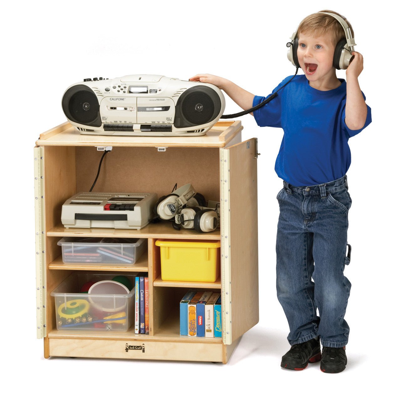 Jonti - Craft Lockable Media Cart (Jonti - Craft JON - 3305JC) - SchoolOutlet